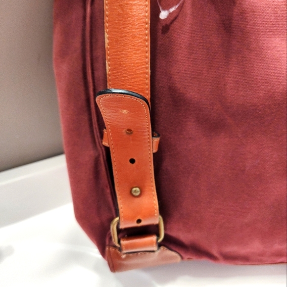 🥰 EUC Levi’s Brand Unisex Use Canvas/Genuine Leather Trim Oversized Backpack, L - Picture 10 of 14